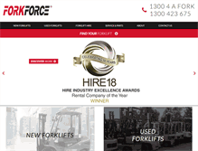 Tablet Screenshot of forkforce.com.au